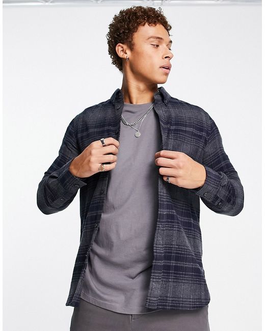 French Connection long sleeve check flannel shirt