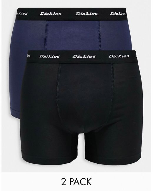 Dickies 2 pack trunk boxers and blue multipack