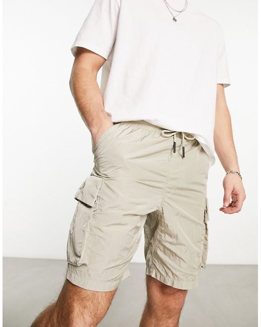 Marshall Artist crinkle nylon cargo shorts