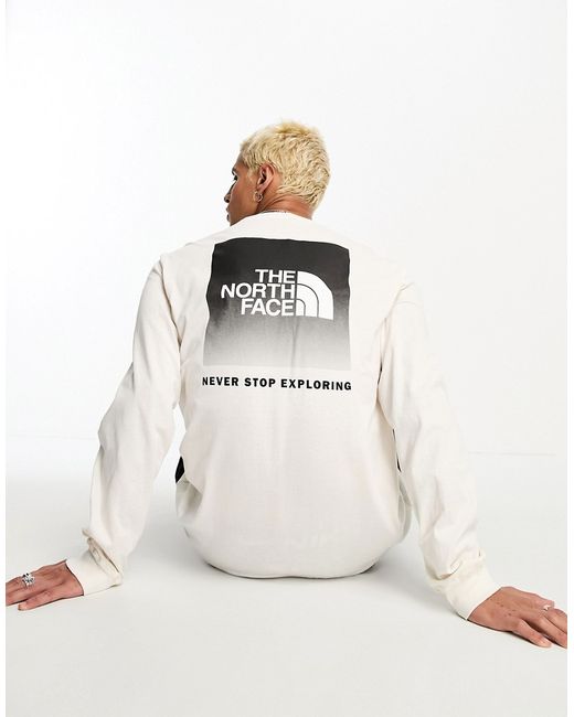 The North Face long sleeve NSE back print t-shirt off