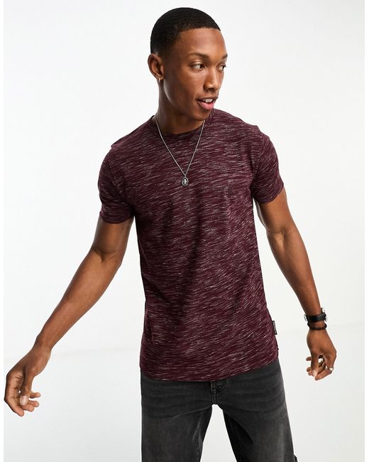 French Connection print t-shirt burgundy-