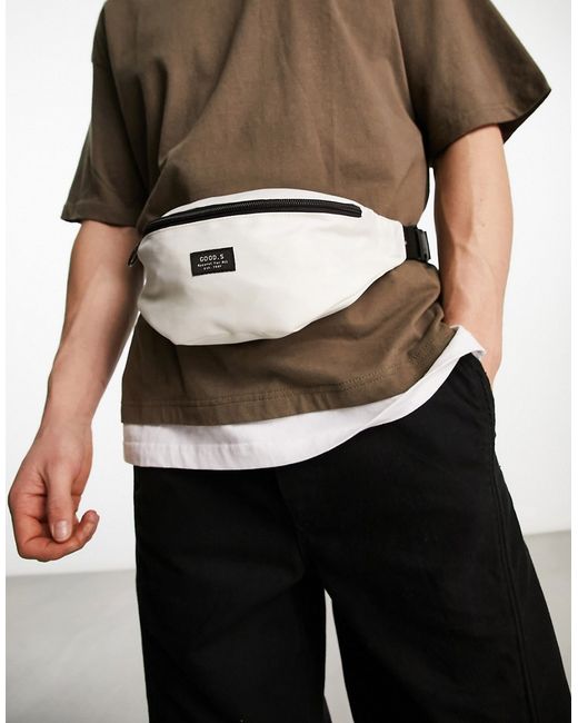New Look plain label fanny pack off-