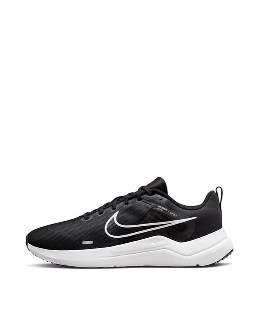 Nike Running Nike Downshifter sneakers and white