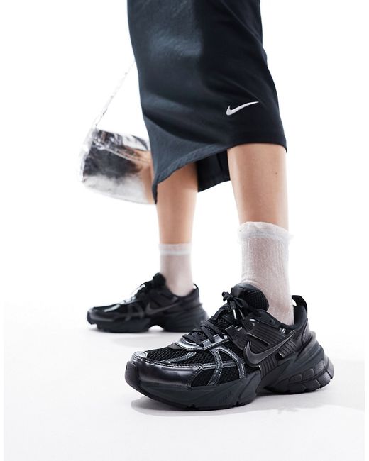 Nike V2K Run sneakers and dark gray