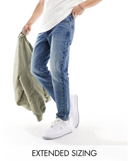 Asos Design classic rigid jeans tinted dark wash