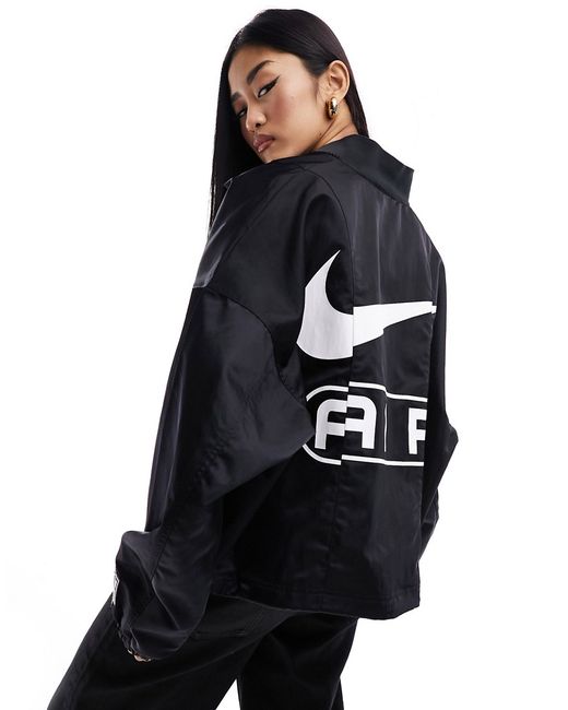 Nike Air oversized woven bomber jacket