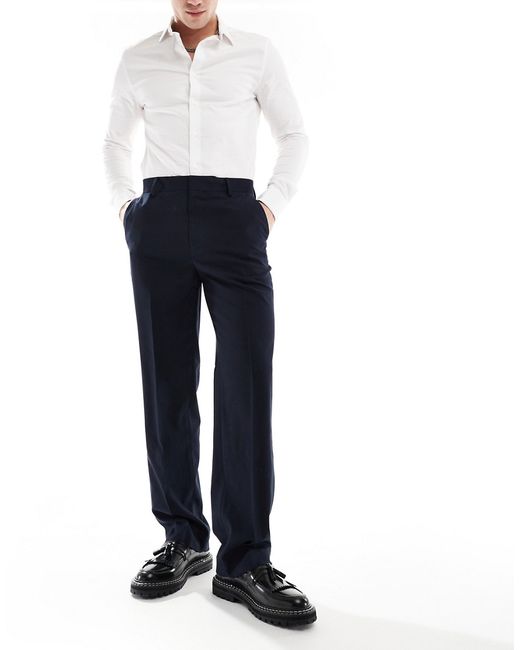 Asos Design straight leg suit pants