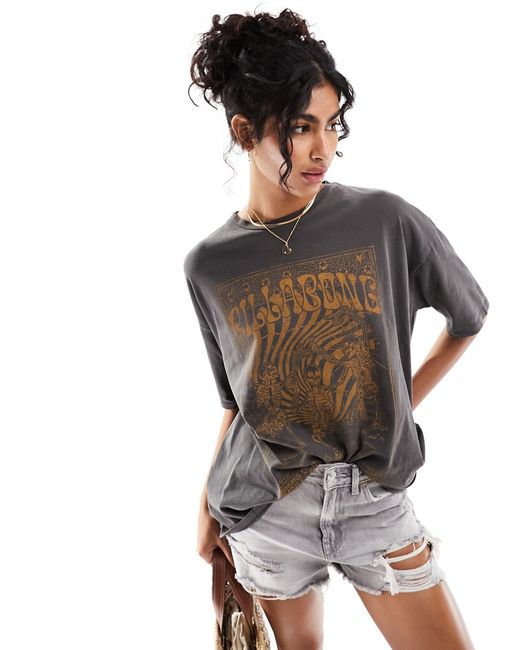 Billabong Right Place Time oversized t shirt