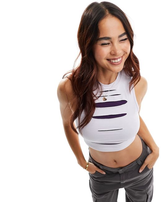 Sixth June cut out crop top