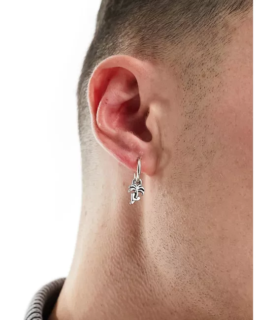 Classics 77 palm heart mismatch earrings