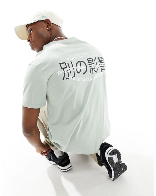 Another Influence boxy logo print t-shirt