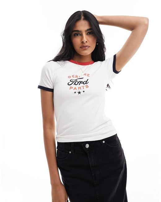 Cotton:On Cotton On longline vintage Ford graphic T-shirt-