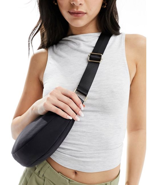 Asos Design nylon sling crossbody bag