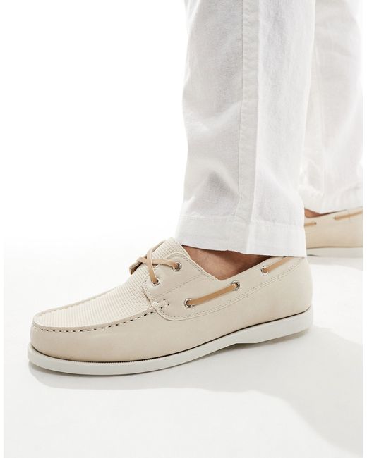 Truffle Collection boat shoes stone-