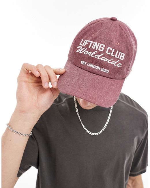 Asos 4505 washed cotton cap with logo