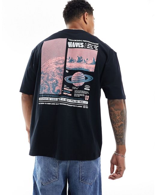 Asos Design oversized t-shirt with back celestial print