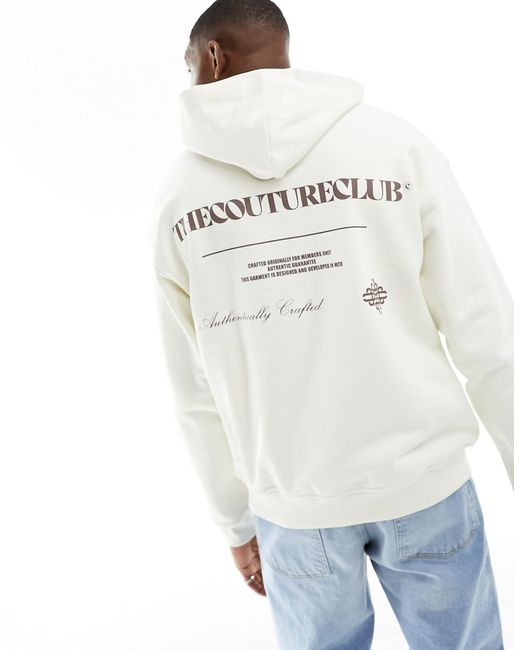 The Couture Club graphic back hoodie off