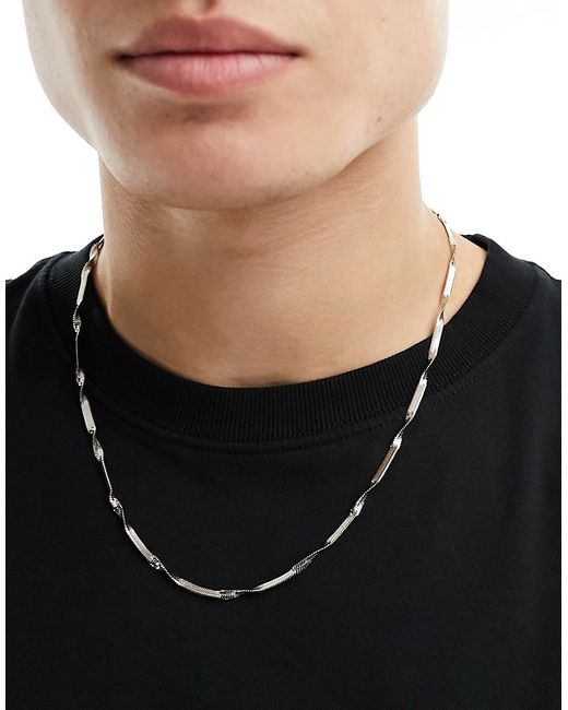 Asos Design waterproof stainless chain necklace