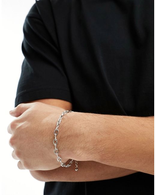 Asos Design waterproof chunky link chain bracelet tone