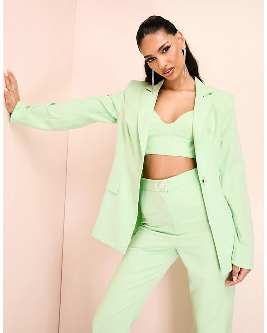 ASOS Luxe single breasted tailored suit blazer part of a set