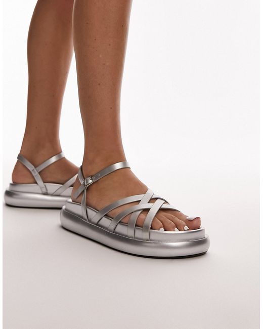 TopShop Junior strappy flatform sandal