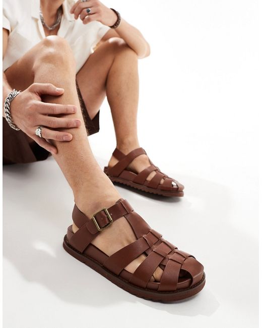 Asos Design closed toe fisherman sandals