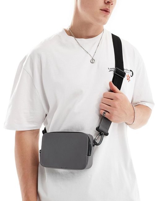 Asos Design cross body camera bag rubberized