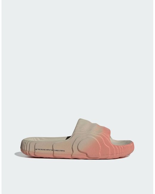Adidas Originals Adilette 22 slides ombre clay and