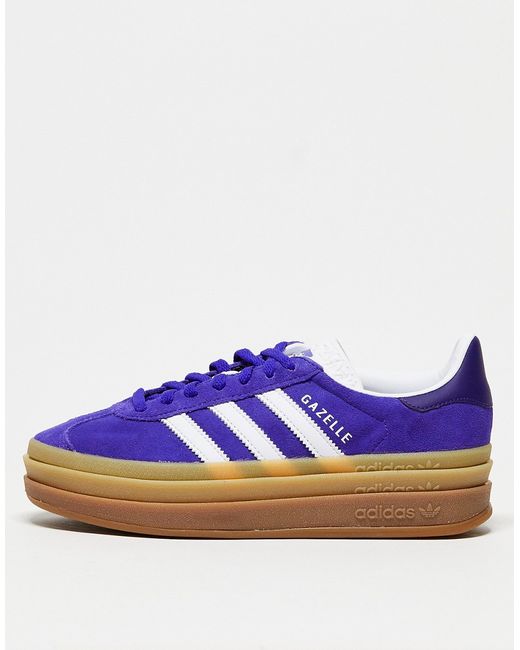 Adidas Originals Gazelle Bold sneakers with rubber sole and white