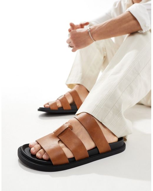 Asos Design sandals tan-