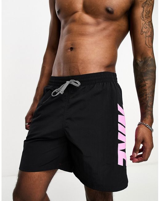 Nike Swimming Icon Volley 7 inch graphic swim shorts