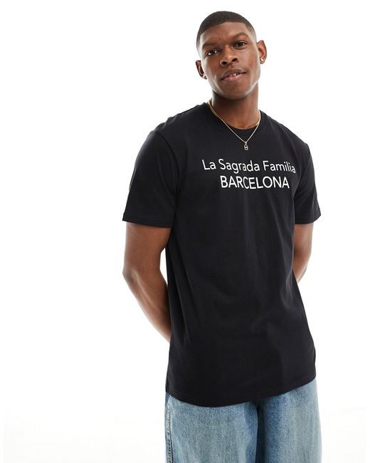 Only & Sons Barcelona print T-shirt