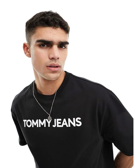 Tommy Jeans oversized bold classics logo t-shirt