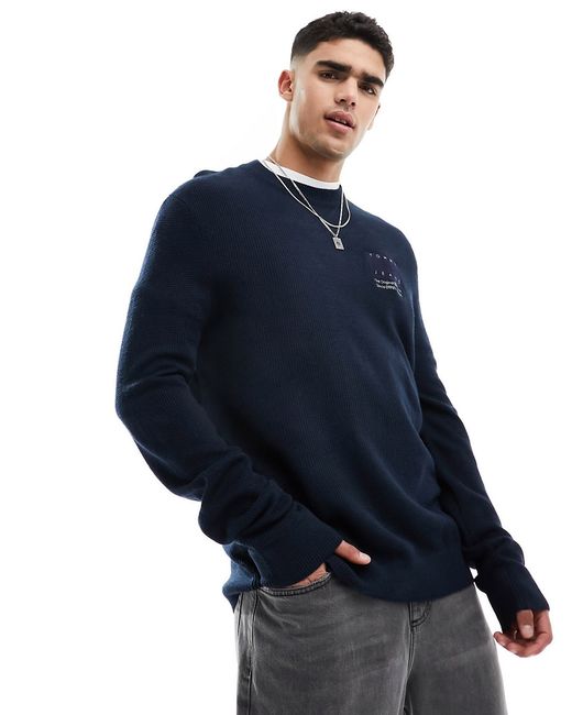Tommy Jeans regular tonal flag logo sweater