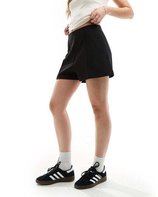 Asos Design tailored high waist seam detail shorts