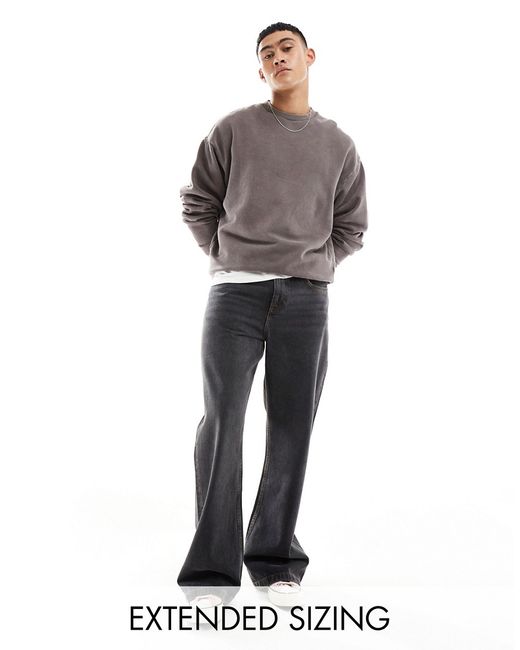 Asos Design wide hem baggy jeans
