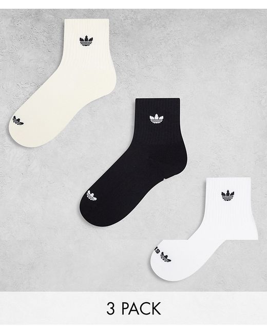 Adidas Originals Trefoil 2.0 3-Pack High Quarter socks