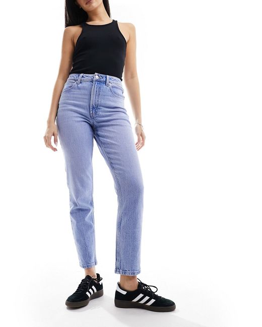 Asos Design slim mom jeans bright mid