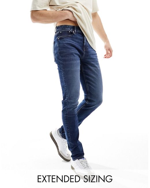 Asos Design skinny jeans vintage dark wash-