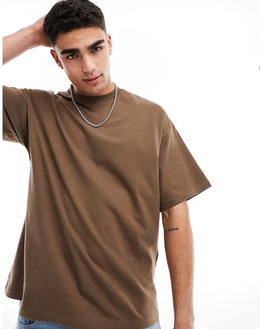 Selected Homme oversized heavy weight T-shirt