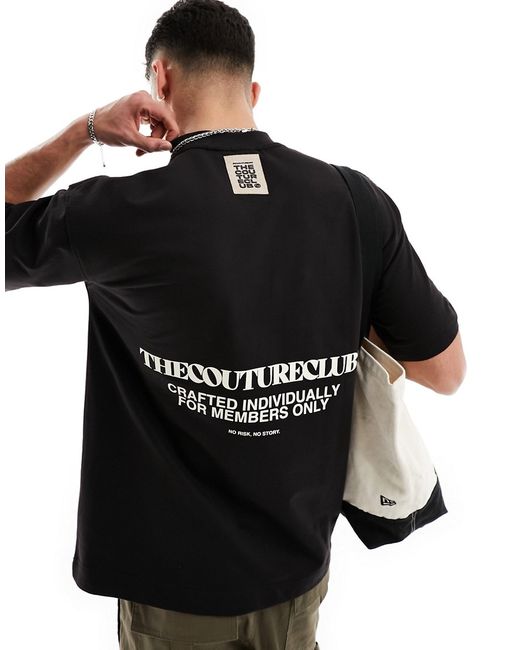 The Couture Club graphic back heavyweight T-shirt
