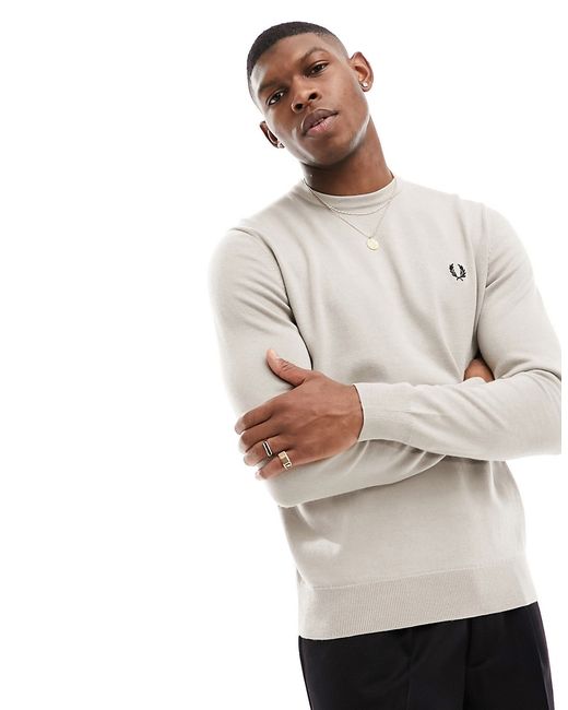Fred Perry classic crew neck sweater