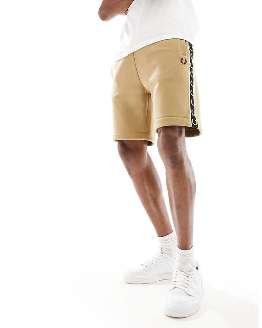 Fred Perry taped sweat shorts