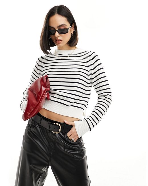French Connection crew neck sweater stripe-