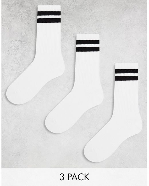 Pull & Bear 3 pack stripe socks