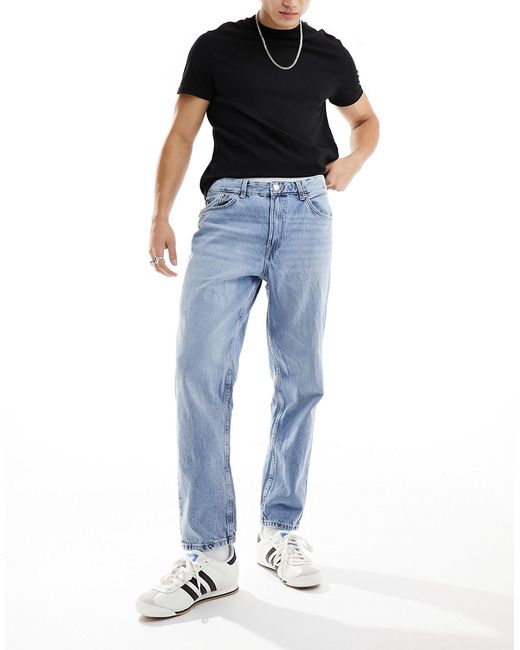 Bershka straight vintage jeans mid