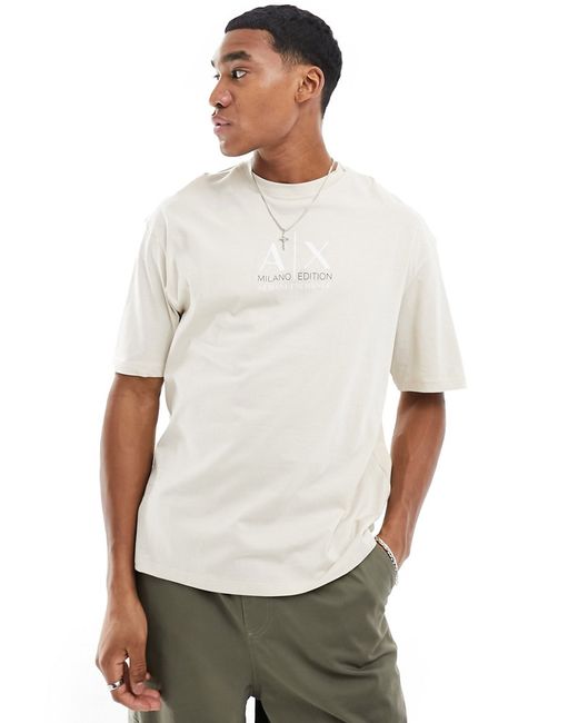 Armani Exchange center chest logo comfort fit T-shirt