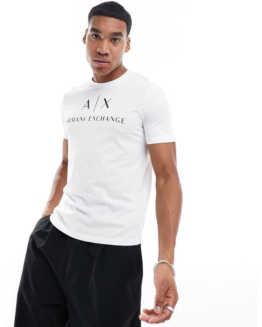 Armani Exchange chest logo slim fit T-shirt