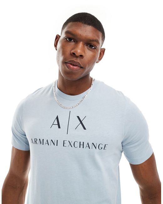 Armani Exchange chest logo slim fit t-shirt light