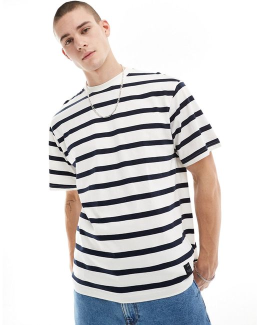Pull & Bear striped short sleeve T-shirt